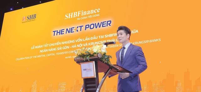 Lễ hoàn tất chuyển nhượng 50% vốn điều lệ SHBFinance cho đối tác Krungsri vào tháng 5/2023.