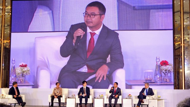 Ông Mạc Quang Huy, Phó Chủ tịch Công ty cổ phần Năng lượng Trường Thành (TTP) tham gia phiên toạ đàm tại Hội nghị thượng đỉnh AZEC 2024