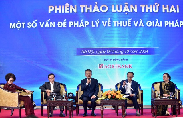 Ông Mai Xuân Thành, Tổng cục trưởng Tổng cục Thuế chia sẻ trong phiên thảo luận