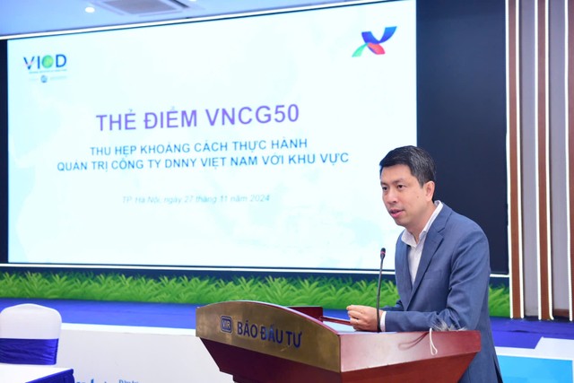 Ông Phan Lê Thành Long, Tổng giám đốc Viện Thành viên Hội đồng Quản trị Việt Nam (VIOD)