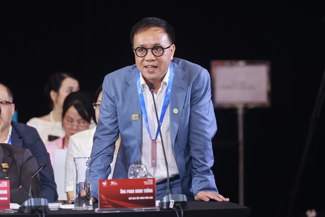 Ông Phan Minh Thông, Tổng giám đốc Công ty cổ phần Phúc Sinh (Ảnh: Chí Cường)
