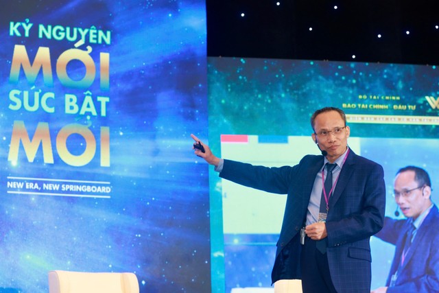 TS. Cấn Văn Lực, Chuyên gia Kl992 cổng game cá cược trưởng BIDV phát biểu tại sự kiện. Ảnh: Chí Cường