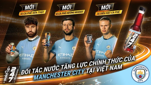 Nhãn hiệu Wakeup 247 sẽ xuất hiện ở sân vận động của Manchester City