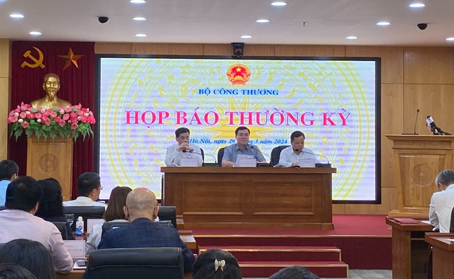 Họp báo thường kỳ quý I/2024 do Bộ Công thương tổ chức