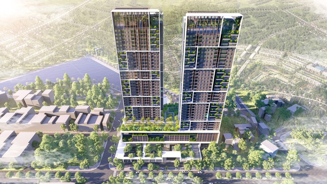 Phối cảnh dự án BV Diamond Hill Thái Nguyên