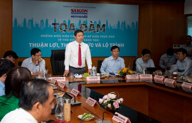 Các chuyên gia trao đổi tại buổi tọa đàm (ảnh: Trọng Tín)