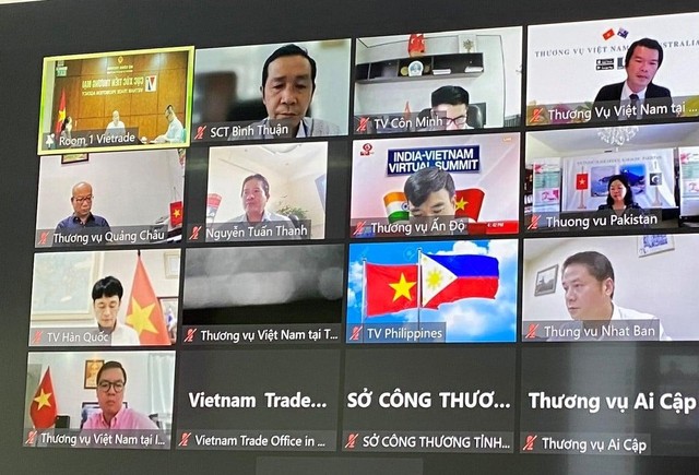 Hội nghị giao thương trực tuyến thanh long Việt Nam với các thị trường xuất khẩu tiềm năng 2021.