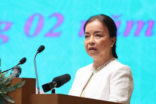 Bà Nguyễn Thị Mai Thanh, Chủ tịch HĐQT Công ty Cổ phần Cơ Điện Lạnh (REE). Ảnh VGP.