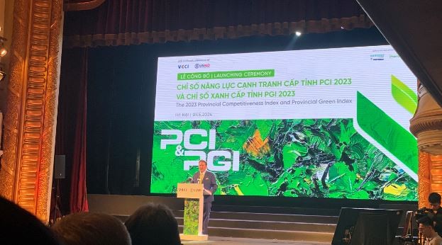 Đại sứ Hoa Kỳ tại Việt Nam Marc E. Knapper phát biểu tại lễ công bố PCI-PGI 2023. Đại sứ Hoa Kỳ tại Việt Nam Marc E. Knapper phát biểu tại lễ công bố PCI-PGI 2023.