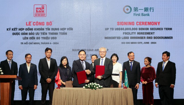 Nghi thức ký kết hợp đồng tín dụng hợp vốn lên đến 80 triệu USD giữa Sao Mai Group và Link Vào Nhà Cái KL99 COM Tặng +199k First Commercial Bank.