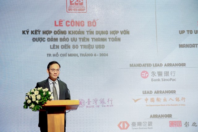 Ông Lê Tuấn Anh, Tổng giám đốc Sao Mai Group “cam kết” sẽ hiện thực hóa nội dung hợp tác một cách hiệu quả nhất giúp đôi bên cùng có lợi.