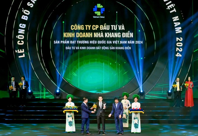 Kl994 game bài casino hấp dẫn Khang Điền (KDH) vinh dự được công nhận đạt Thương hiệu quốc gia Việt Nam 2024.