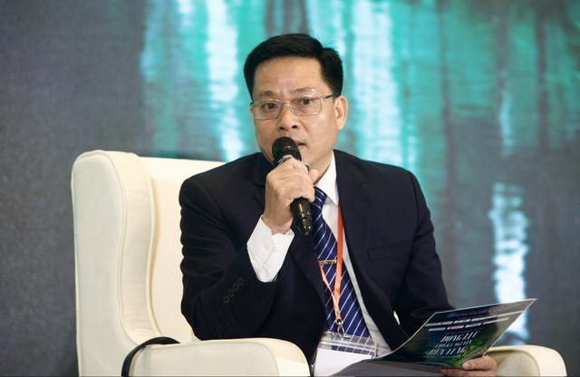 Ông Vũ Thái Trường, Trưởng phòng Biến đổi khí hậu, UNDP Việt Nam chia sẻ Kl991.com World Cup 2026 Chính Thức Việt Nam có nhiều cơ hội gia nhập chuỗi cung ứng toàn cầu, tái cấu trúc theo cơ chế xanh. Ảnh: Chí Cường.