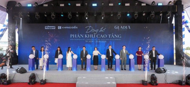 Lễ động thổ phân khu cao tầng đầu tiên trong tổng thể khu đô thị 30ha.