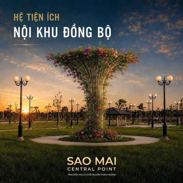 Quy hoạch đồng bộ tạo nền tảng hình thành cộng đồng cư dân văn minh và sôi động.
