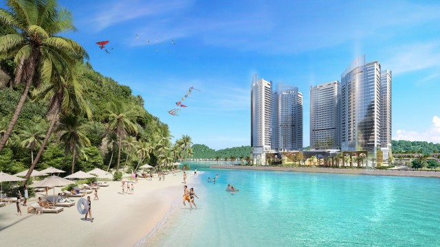 Dự án Crystal Holidays Vân Đồn sở hữu view nhìn ôm trọn vịnh Bái Tử Long sẽ được đưa vào khai thác từ quý III/2025.