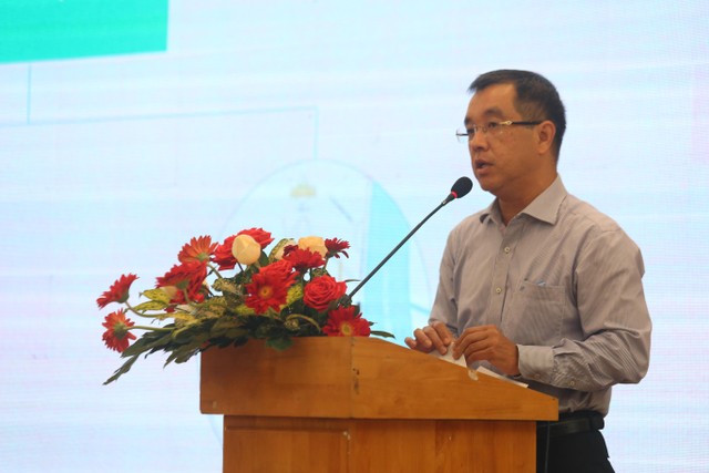 Ông Huỳnh Thanh Khiết, Phó giám đốc Sở Xây dựng TP.HCM phát biểu tại Hội thảo (Ảnh: Việt Dũng)