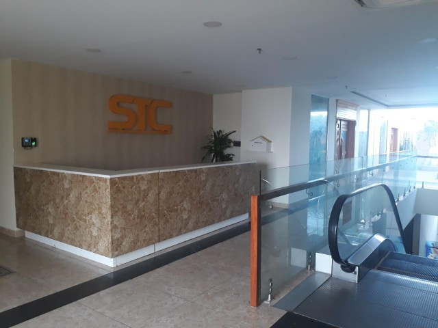 Phóng viên tới trụ sở Công ty STC để trao đổi nhưng không nhận được câu trả lời.