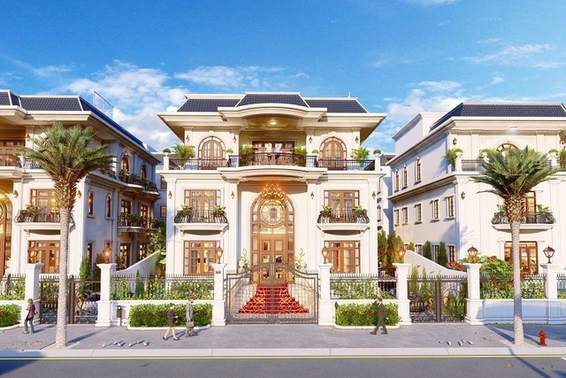 Biệt thự cao cấp ven sông Van Phuc Mansion mang phong cách kiến trúc tân cổ điển sang trọng và lịch lãm