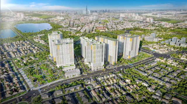 Bcons City toạ lạc ngay mặt đường Đại lộ Thống Nhất rộng 32m nối trung tâm TP Dĩ An với bến xe Miền Đông mới và khu Đông TP. HCM.