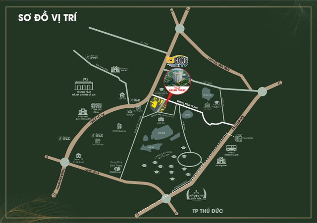 Vị trí Bcons City thuận tiện cho an cư dài lâu và tiềm năng tăng giá.