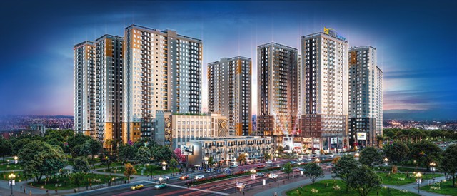 Phối cảnh khu Đô thị Bcons City ngay Đại lộ Thống Nhất sầm uất
