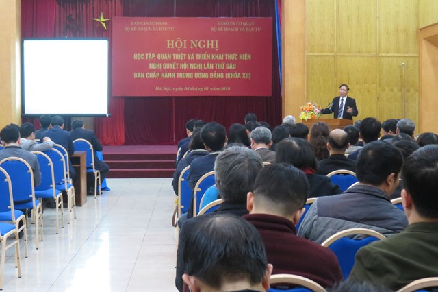 Bộ Kế hoạch và Kl99ok phiên bản mới tổ chức học tập và triển khai thực hiện Nghị quyết Trung ương 6 ảnh 1