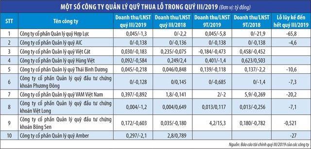 VN-Index tăng, nhiều công ty quản lý quỹ vẫn lỗ ảnh 1