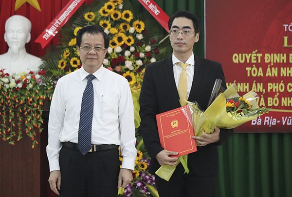 Tòa án nhân dân tối cao bổ nhiệm nhân sự mới ảnh 1
