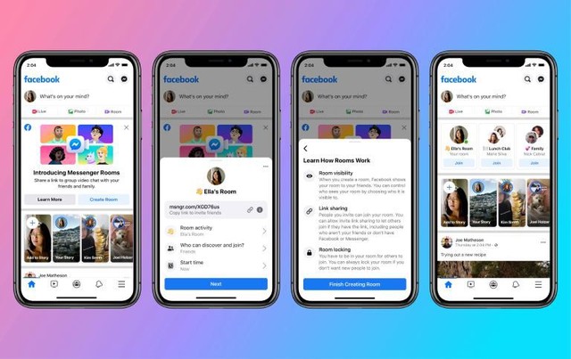 Facebook chính thức ra mắt “Messenger Rooms”, hỗ trợ họp trực tuyến lên đến 50 người ảnh 1
