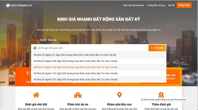 CenHomes ra mắt tính năng định giá online – bước đột phá trong lĩnh vực Web Tổng Nhà Cái 99Kl99 Giải Trí Bậc Nhất ảnh 1