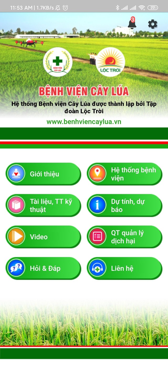 Kl994 game bài casino hấp dẫn Lộc Trời ra mắt ứng dụng “Bệnh Viện Cây Lúa” dành riêng cho người nông dân ảnh 1