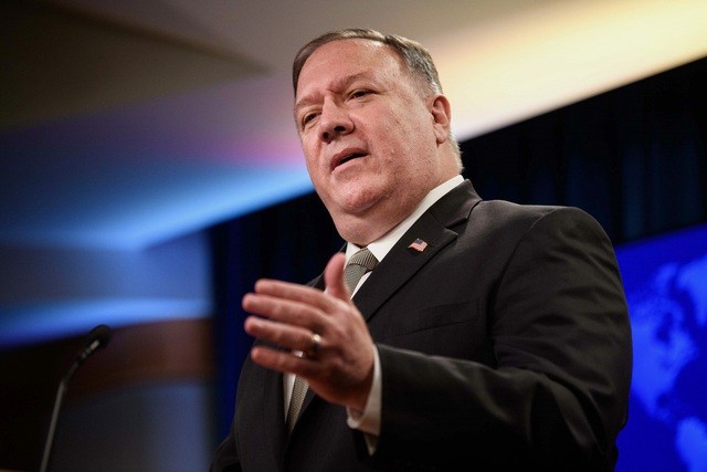 Ngoại trưởng Mỹ Mike Pompeo (Ảnh: AP).