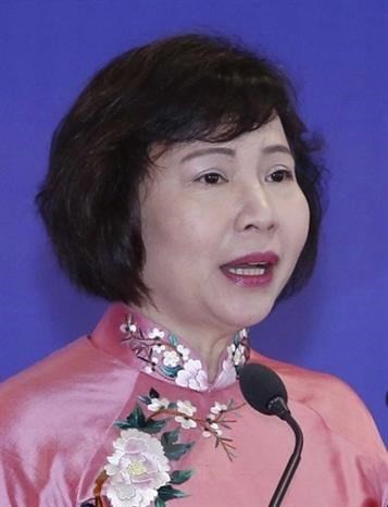 Bà Hồ Thị Kim Thoa, cựu Thứ trưởng Bộ Công Thương. (Ảnh: TTXVN).