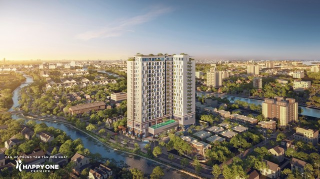 Happy One – Premier là dự án hiếm hoi có thế đất “kế sông – cận thủy” nằm ven các nhánh sông Sài Gòn.
