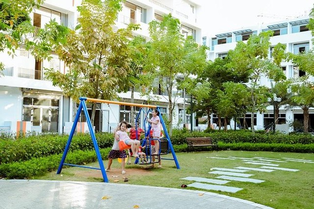 Không gian vui chơi của trẻ nhỏ tại Bình Minh Garden.