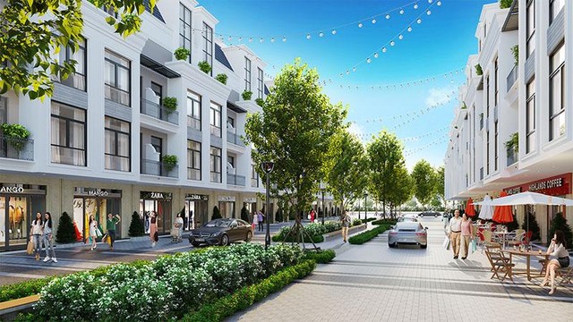 Khu phố thương mại phong cách Ý thiết kế vỉa hè rộng thoáng và đường lớn, thuận lợi giao thương, đỗ xe và Kl992 VIP Trang Chủ 2026 tối ưu.