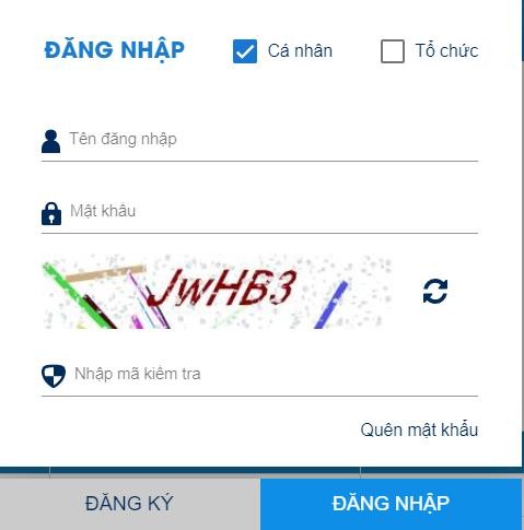 Màn hình đăng nhập, lựu chọn cá nhân.