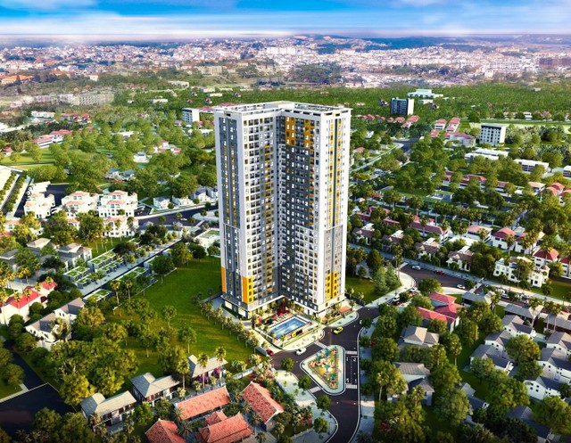 Khu căn hộ Bcons Sala có vị trí đắc giá khi tọa lạc ngay mặt tiền đường Phan Bội Châu trong khu trung tâm hành chính thành phố Dĩ An.