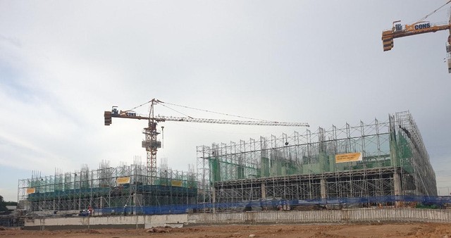 Tiến độ thực tế tại công trường Bcons Plaza đến cuối tháng 6/2021.