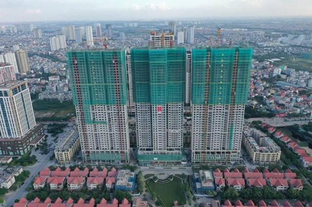 Dự án The Terra – An Hưng đã hoàn thành cất nóc cuối năm 2020. (Ảnh: VPI).