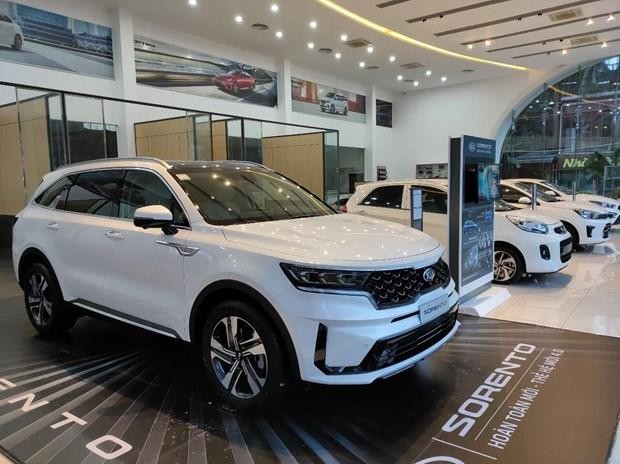 Mẫu xe Kia Sorento bản hoàn toàn mới cũng đã hạ nhiệt và giảm giá sâu. (Ảnh nguồn: Kia Yên Nghĩa).