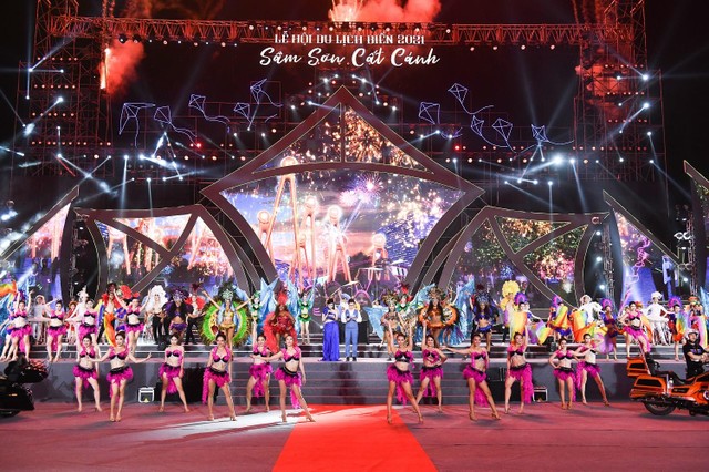 Lễ hội Du lịch biển 2021 được tổ chức tại vị trí triển khai Quảng trường biển Sầm Sơn.