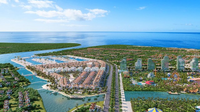 Phối cảnh minh họa Sun Riverside Village.