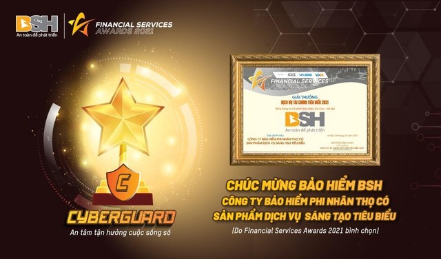 Kl99kl phiên bản hoạt động rủi ro không gian mạng Cyberguard của BSH đã xuất sắc nhận giải thưởng “Sản phẩm Dịch vụ Sáng tạo tiêu biểu” trong khuôn khổ Giải thưởng Dịch vụ Kl991.com nạp rút nhanh tiêu biểu – Financial Service Awards (FSA).