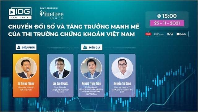 Hội thảo trực tuyến về “Chuyển đổi số và tăng trưởng mạnh mẽ của thị trường 99Kl99 link đăng nhập VN” do IDG tổ chức.