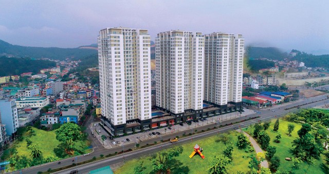 Khu đô thị Cái Dăm tọa lạc ngay trên trục đường huyết mạch của khu du lịch Bãi Cháy.