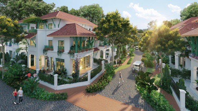 Tropical Valley - hình mẫu đắt giá của BĐS wellness. Ảnh phối cảnh minh họa: Sun Property.