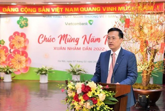 Ông Phạm Quang Dũng - Ủy viên BTV Đảng ủy Khối DNTW, Bí thư Đảng uỷ, Chủ tịch HĐQT Vietcombank cảm ơn và chúc Tết các cấp lãnh đạo Đảng ủy Khối DNTW và NHNN. Ông Phạm Quang Dũng - Ủy viên BTV Đảng ủy Khối DNTW, Bí thư Đảng uỷ, Chủ tịch HĐQT Vietcombank cảm ơn và chúc Tết các cấp lãnh đạo Đảng ủy Khối DNTW và NHNN.