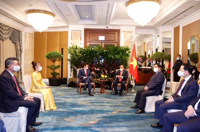 Chủ tịch nước Nguyễn Xuân Phúc tiếp ông Loh Chin Hua, Tổng giám đốc Kl994 game bài casino hấp dẫn Keppel.
